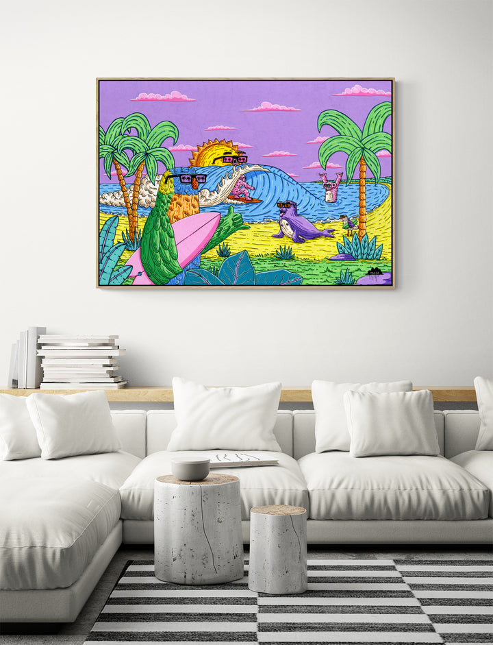 Woonona Beach Party - Fine Art Print