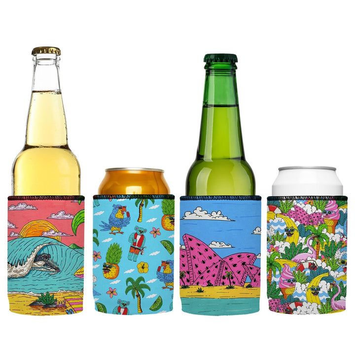Mulga X Stubbyz - Drink Coolers - Limited Edition Set of 4