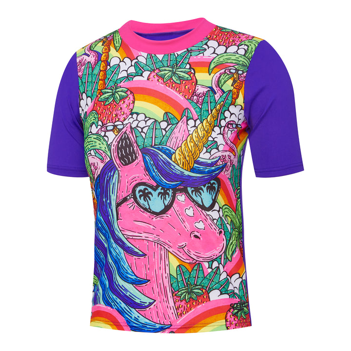 Mulga X Speedo - Ella the Unicorn - Girls Sun Top