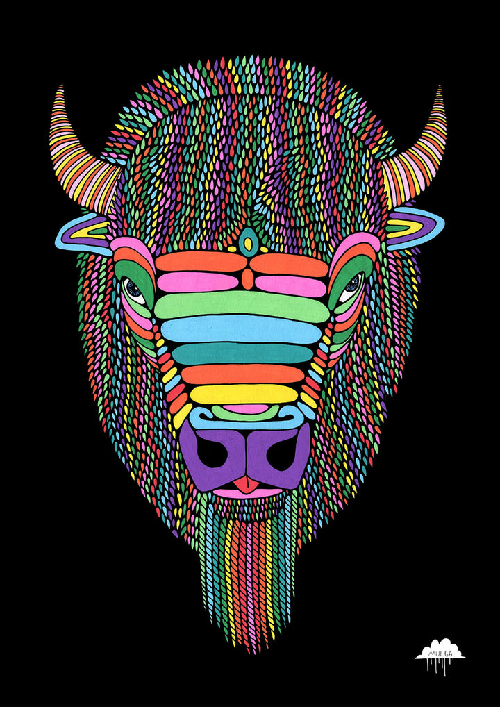 Barry the Bison - Fine Art Print