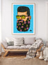 Bee Beard Bertie - Premium Giclée Fine Art Print