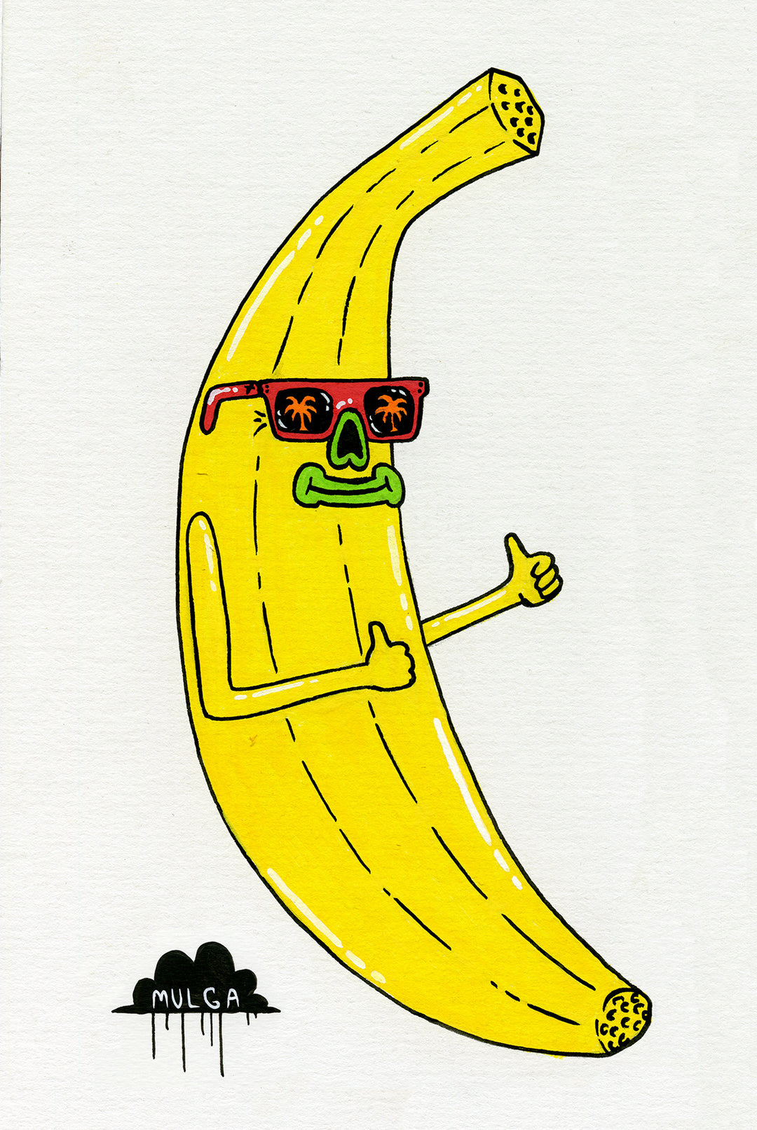 *SOLD* Bert the Banana - Original Painting