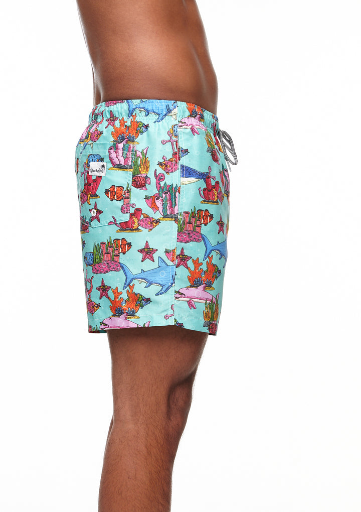 Mulga X Boardies Apparel - Under the Sea  - Mens Swim Shorts