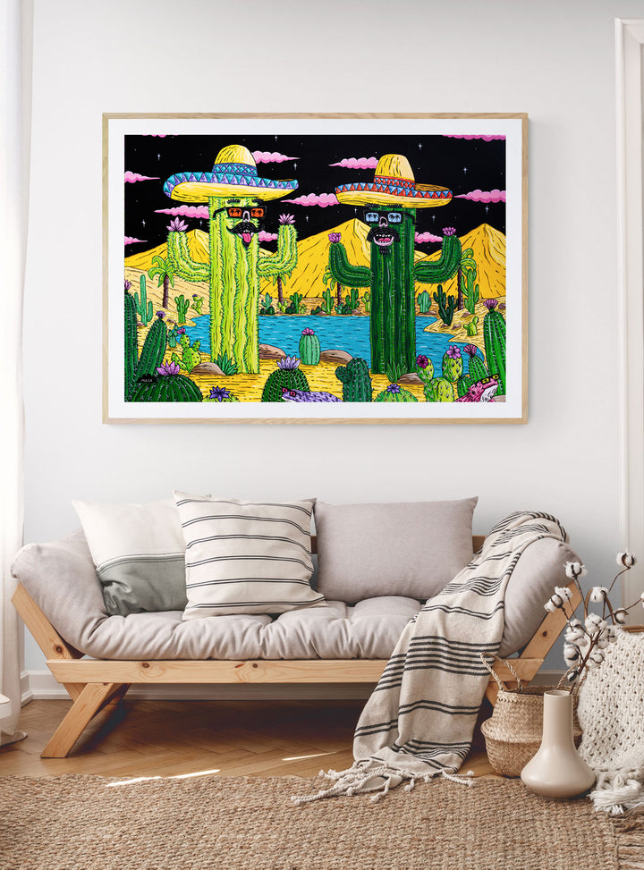 Cactus Brothers - Fine Art Print