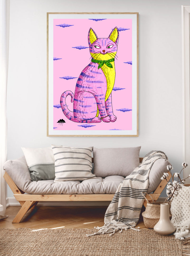 Catrina the Cat - Fine Art Print