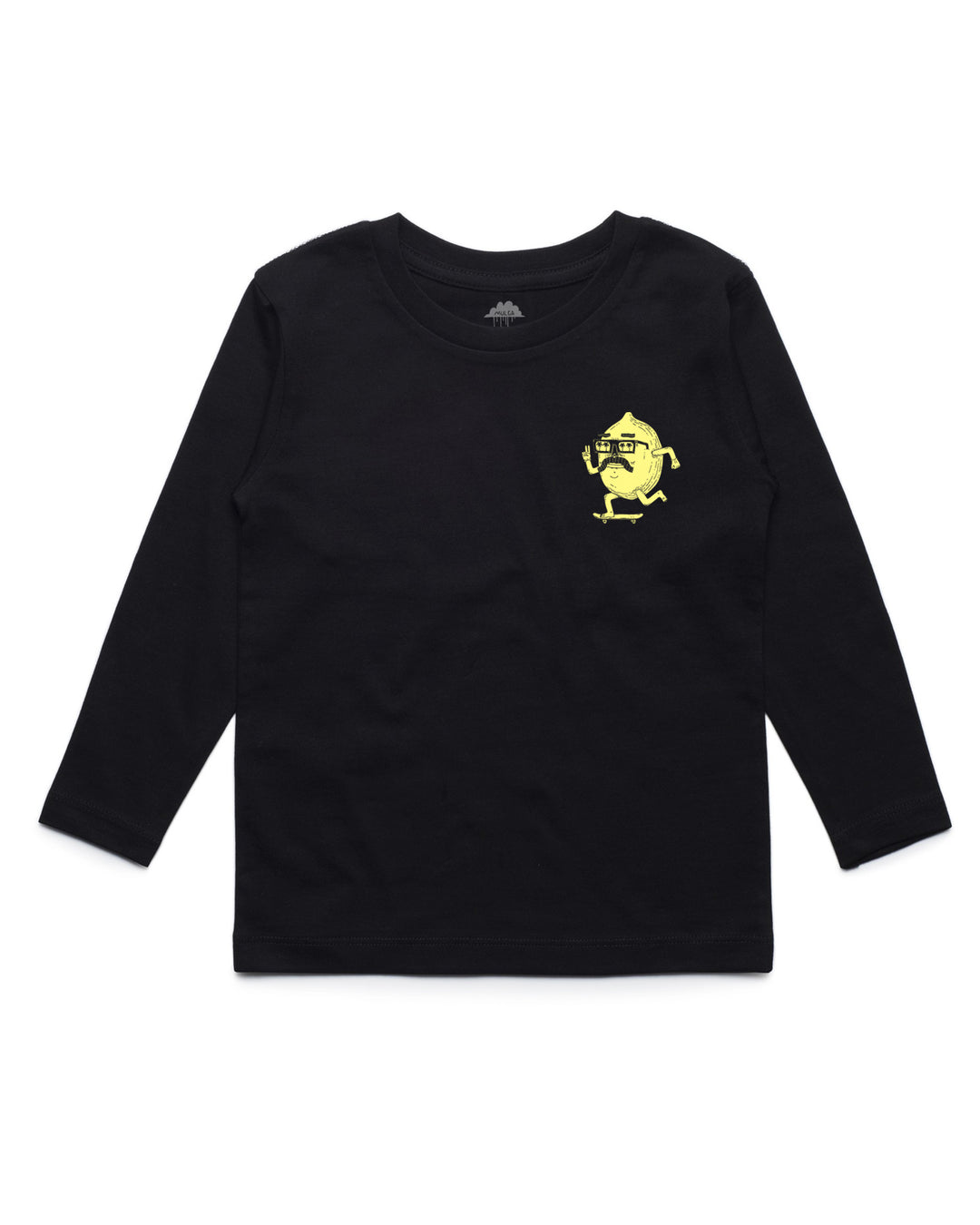 Easy Peasy Lemon Squeezy - Kids Long Sleeve Tee - Black