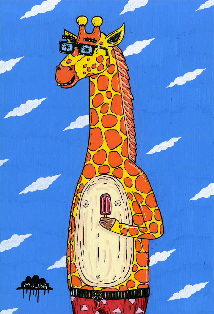 *SOLD* Gerard the Giraffe - Original Painting