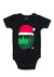 Gorilla Santa - Baby Onesie - Black - 0-3MTHS