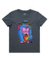 Gordie the Gorilla - Kids Tee - Petrol Blue - Size 2 only