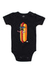 Henry the Hotdog - Baby Onesie - Black