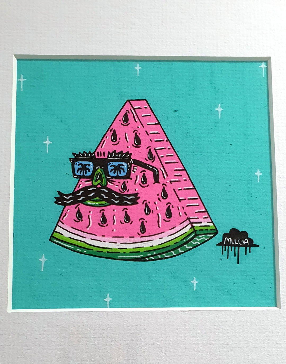 *SOLD* Little Wayne the Watermelon Bro - Original Painting