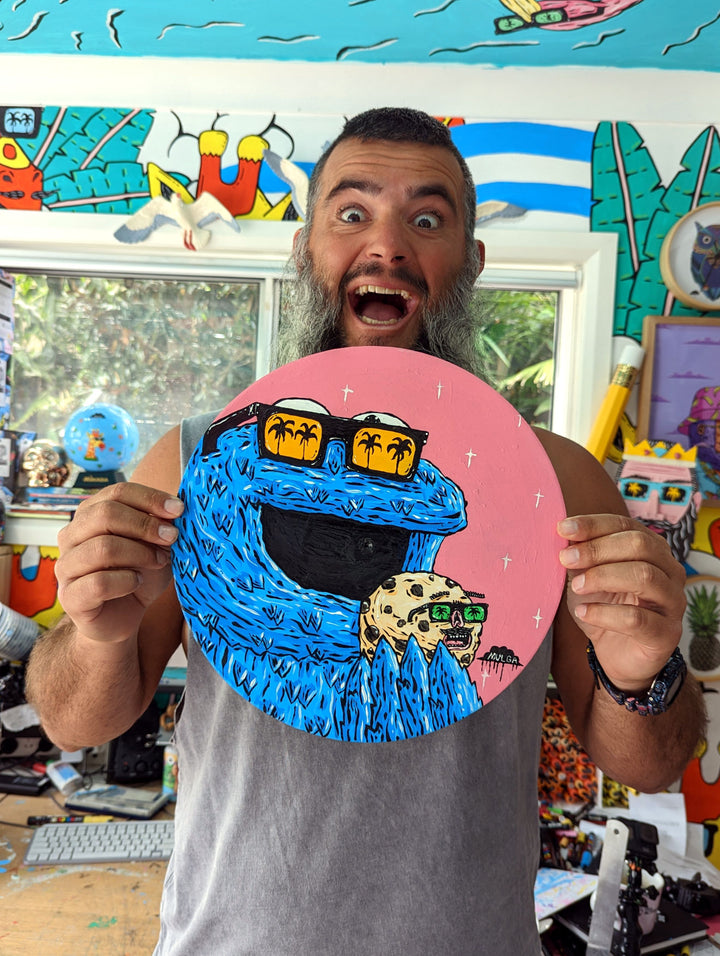 *SOLD* Cookie Monster Bro - Original Painting