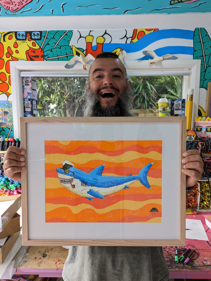 *SOLD* Shamus the Shark - Original Painting