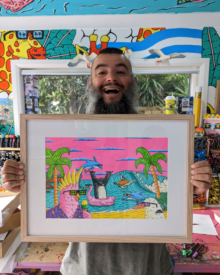 *SOLD* Malabar Beach Party - Original Painting
