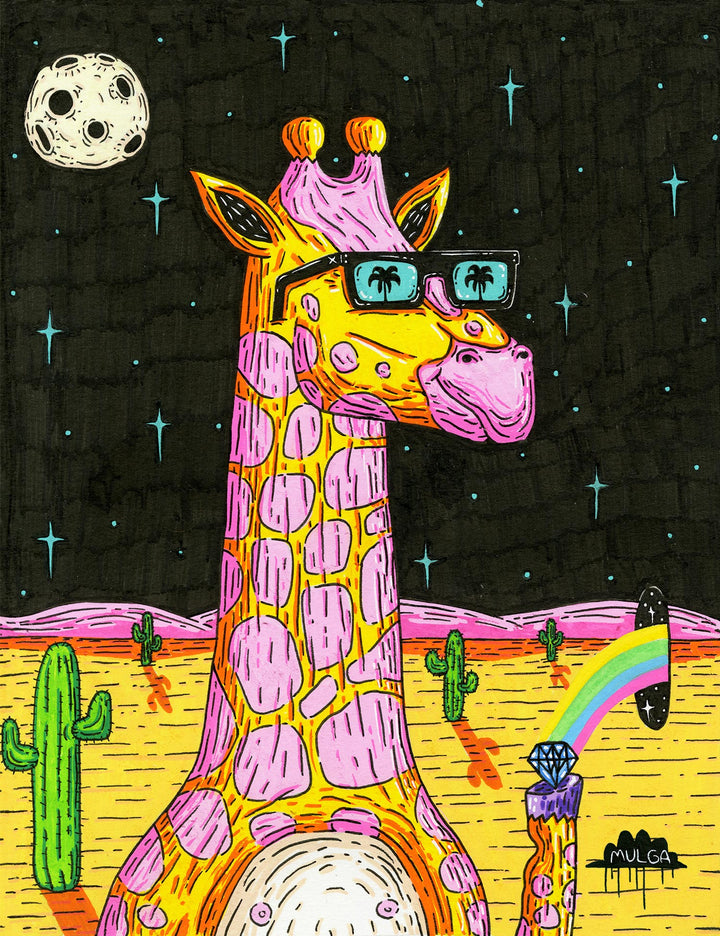 *SOLD* Julius the Giraffe - Original Painting