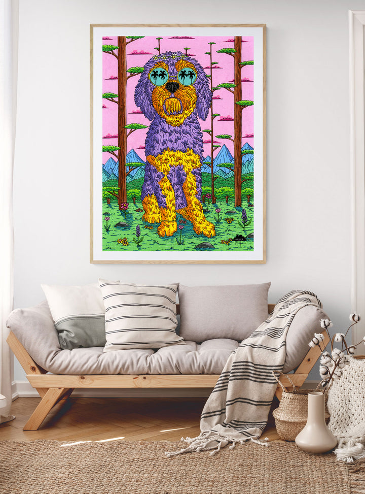 Juno the Doggie - Fine Art Print