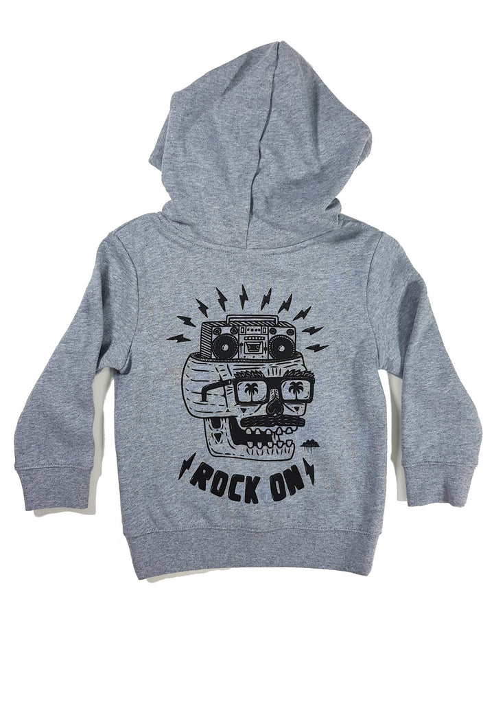 Rodney the Rocker - Kids Hoodie - Grey Marle