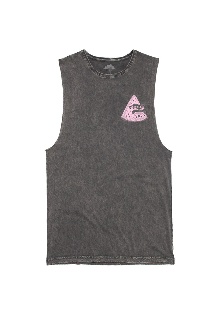 Fresh Till Death-Men's Tank-Black Stonewash