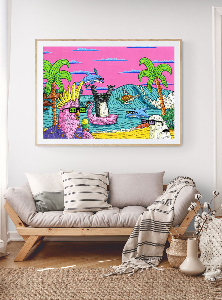 Malabar Beach - Fine Art Print