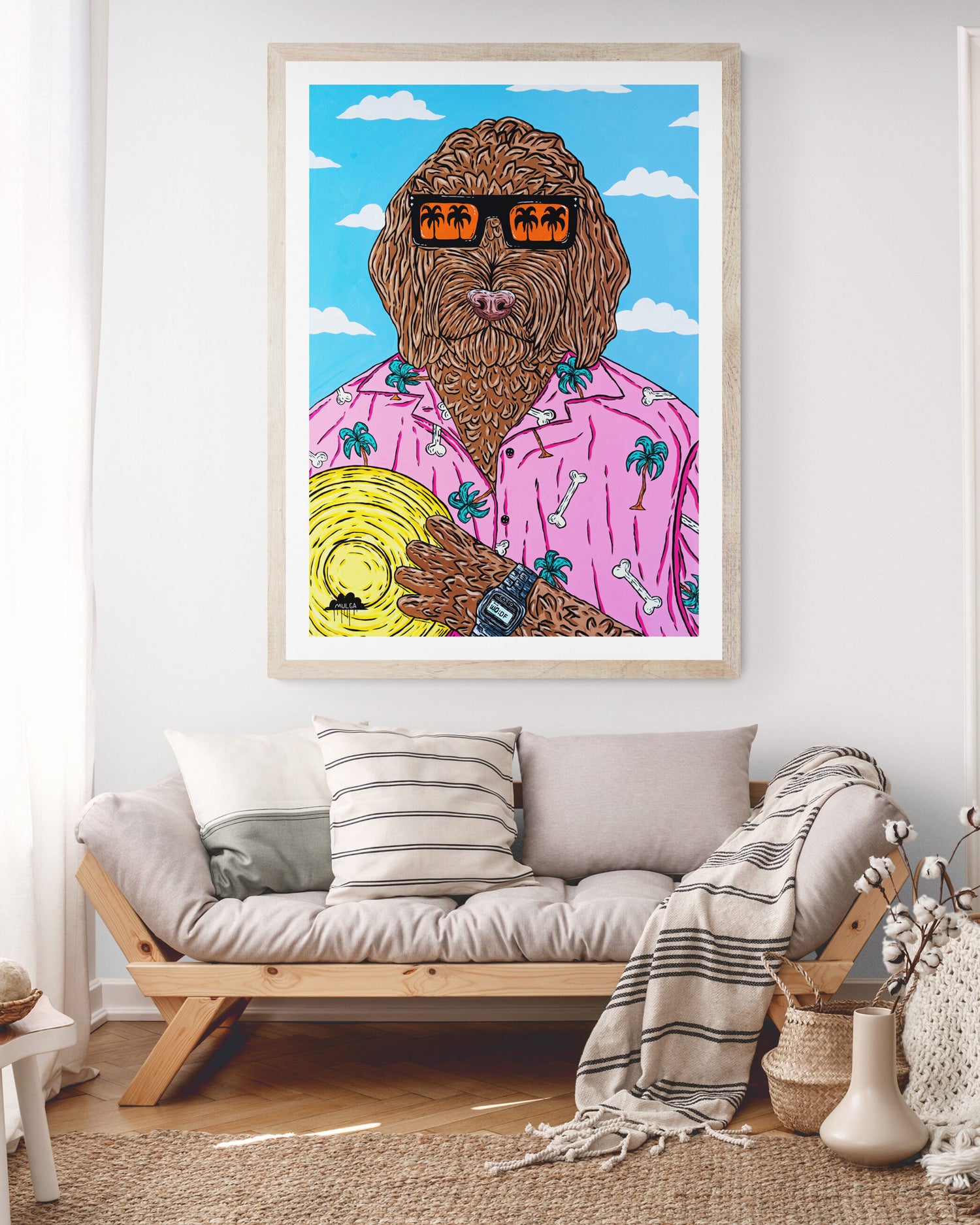 Labradoodle art prints best sale