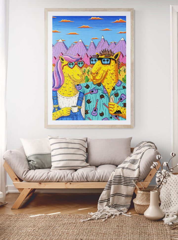 Camel Couple - Fine Art Print