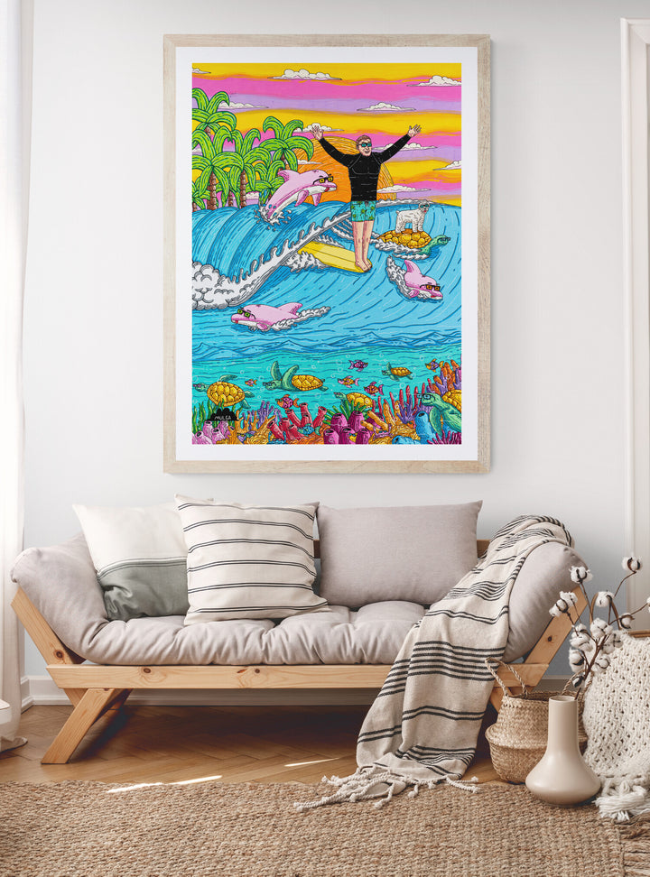Malibu Joe - Fine Art Print