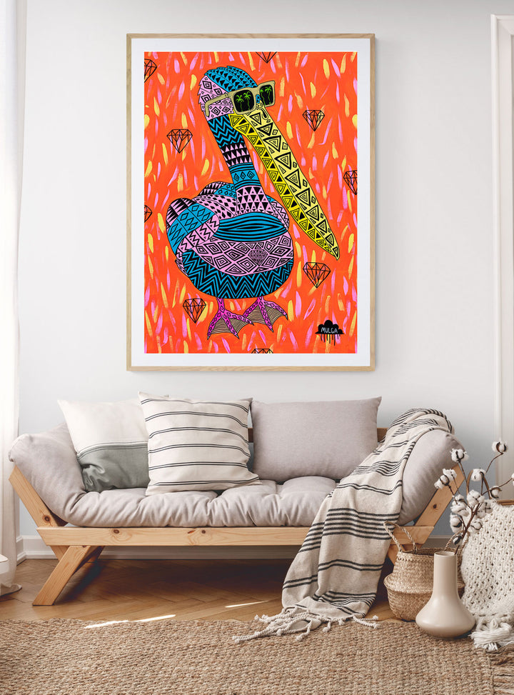 Percy the Pelican - Fine Art Print