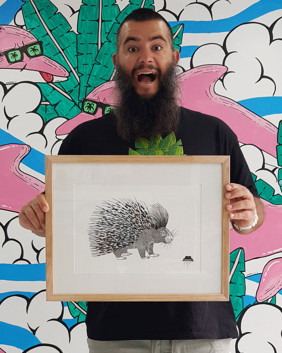 *SOLD* Porky the Porcupine - Original Painting