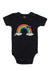 Rhonda the Rainbow - Baby Onesie - Black