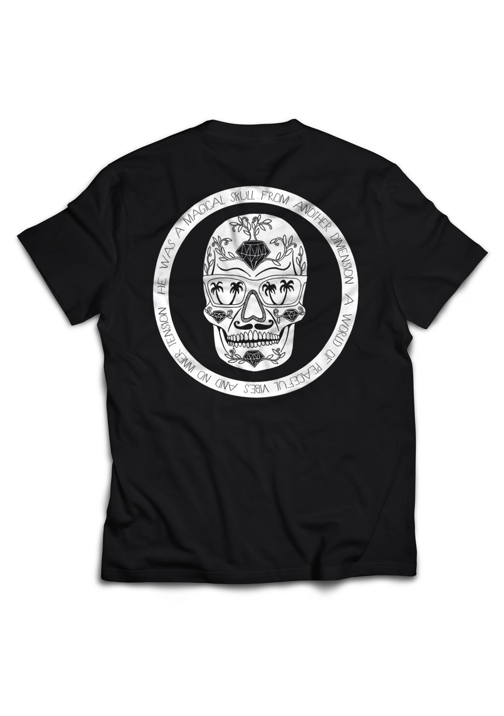 Schubert the Sugar Skull - Kids Tee - Black