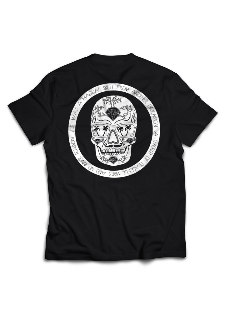 Schubert the Sugar Skull - Kids Tee - Black