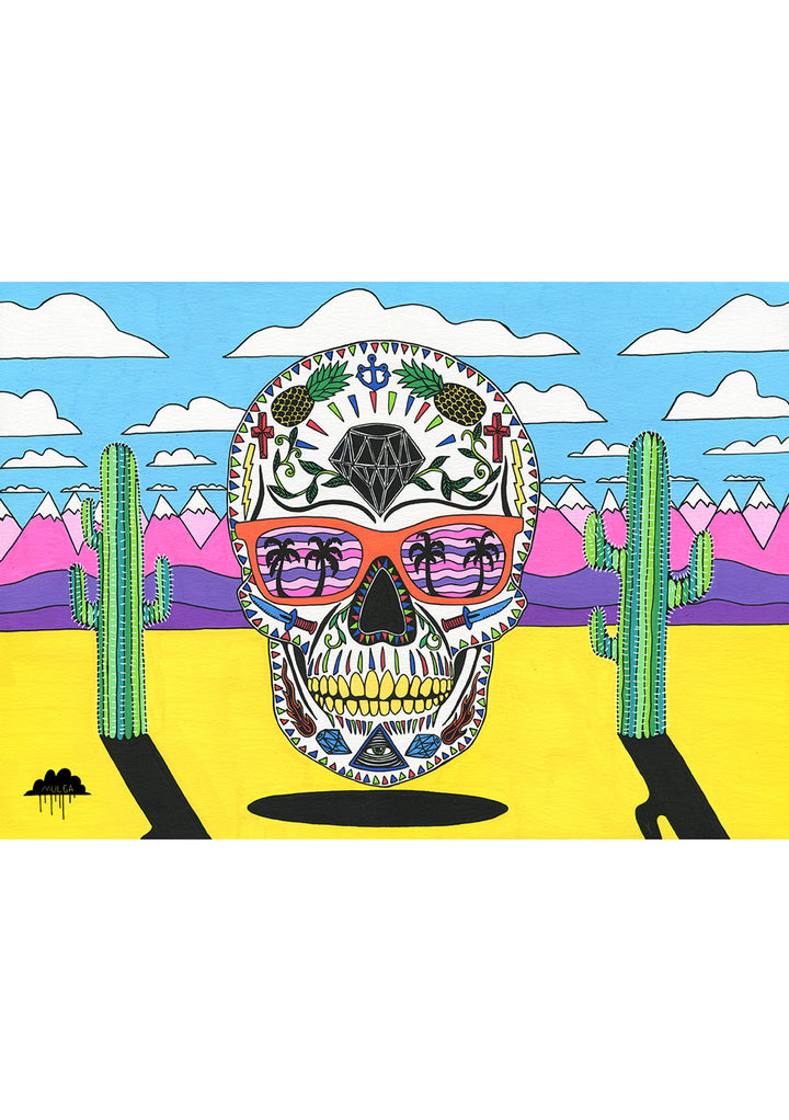 Siegfried the Sugar Skull - Fine Art Print