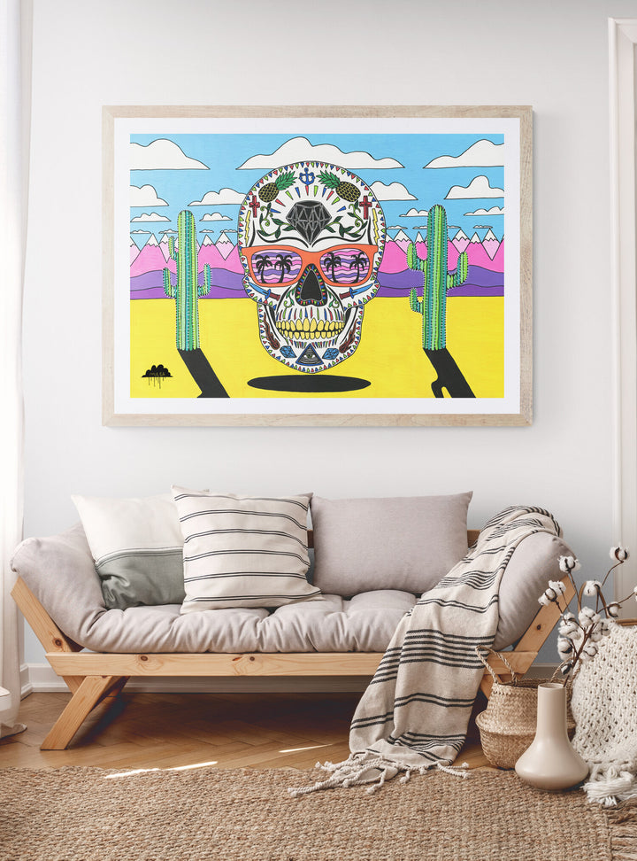 Siegfried the Sugar Skull - Fine Art Print