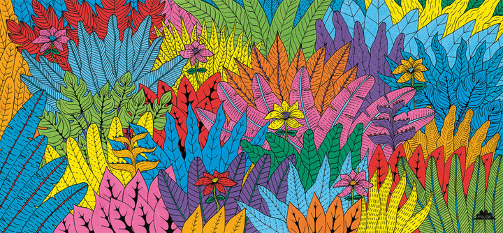 Tropical Leaves - Original Painting