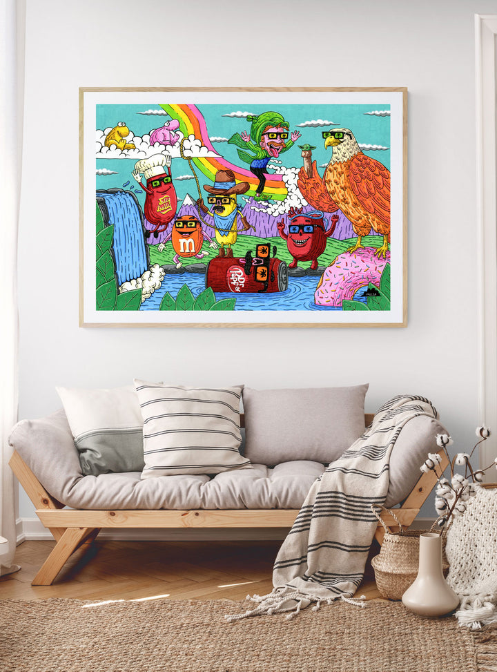 USA Candy Party - Fine Art Print