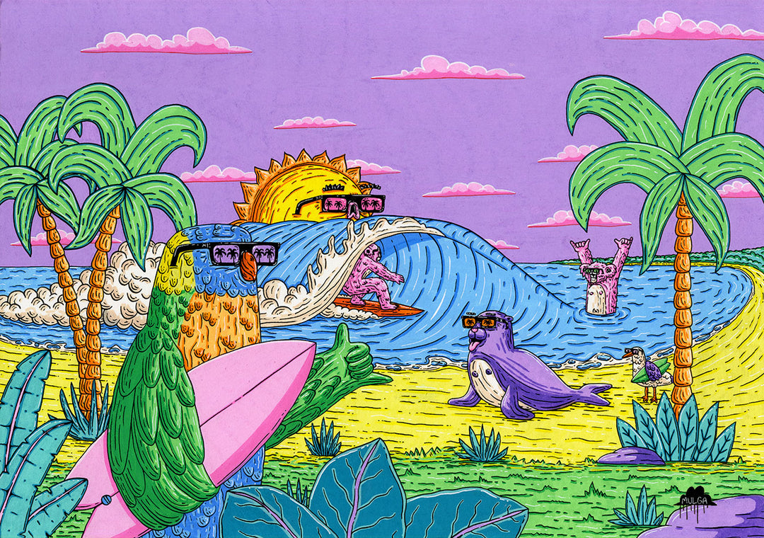 *SOLD* Woonona Beach Party - Original Painting
