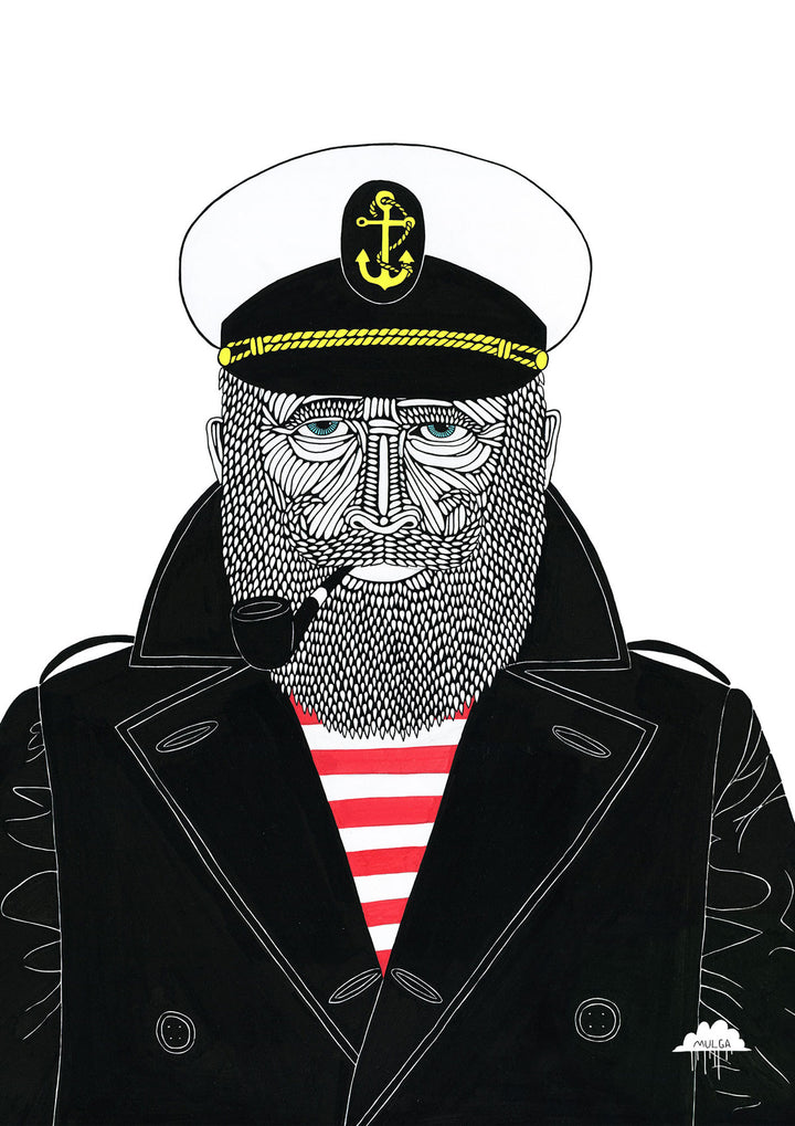 Captain Casey - Fine Art Print