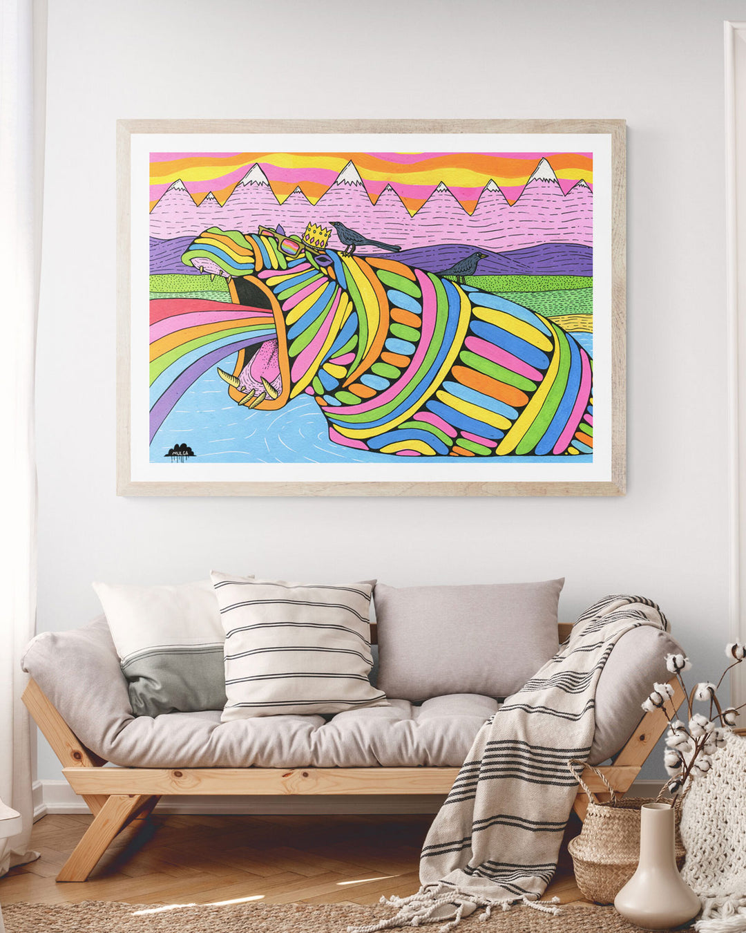 Hayley the Hippo - Fine Art Print