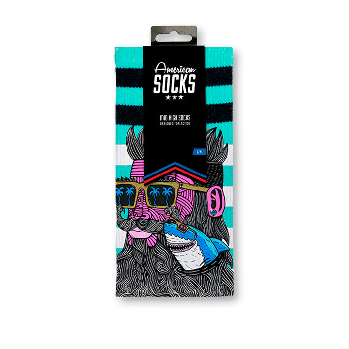 Mulga X American Socks - 'Shark Beard Shane' Socks