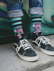 Mulga X American Socks - 'Shark Beard Shane' Socks – Mulga The Artist